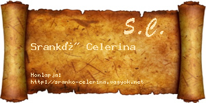 Srankó Celerina névjegykártya